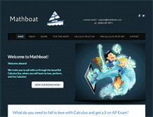 Tablet Screenshot of mathboat.com